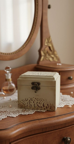 جعبه چوبی پتینه